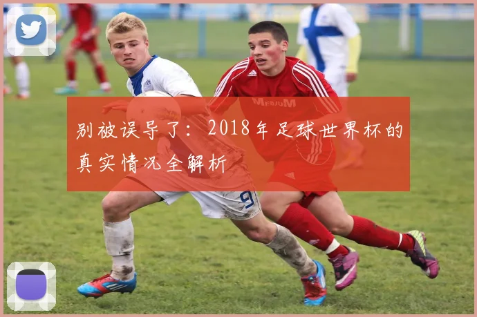 别被误导了:2018年足球世界杯的真实情况全解析