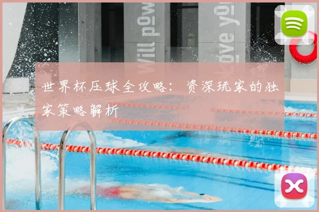 世界杯压球全攻略：资深玩家的独家策略解析