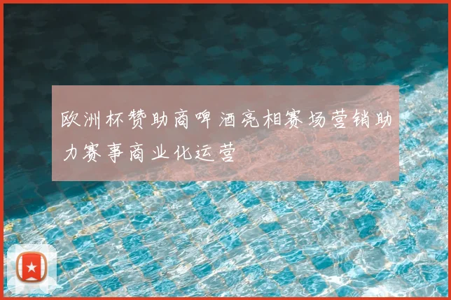 欧洲杯赞助商啤酒亮相赛场营销助力赛事商业化运营