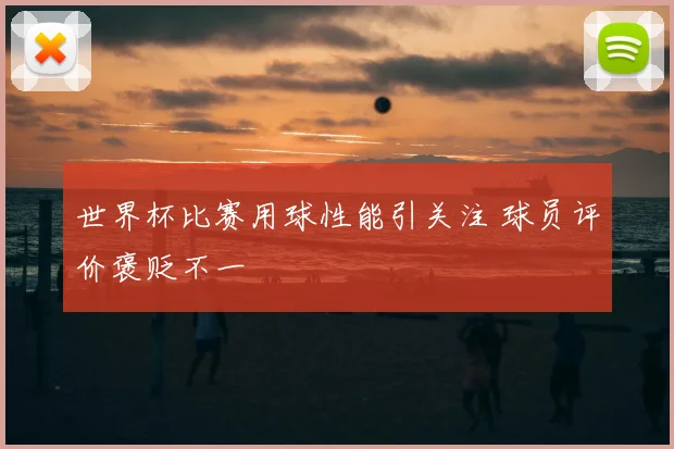 世界杯比赛用球性能引关注 球员评价褒贬不一